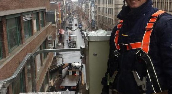 RECO plaatst scanclimber in hartje Amsterdam