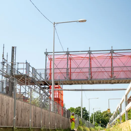 RECO Prefab Layher Loopbrug AZC Houthaven Van Wijnen