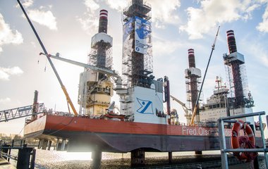 Werkzaamheden aan offshore vessel Brave Tern zijn bijna afgerond