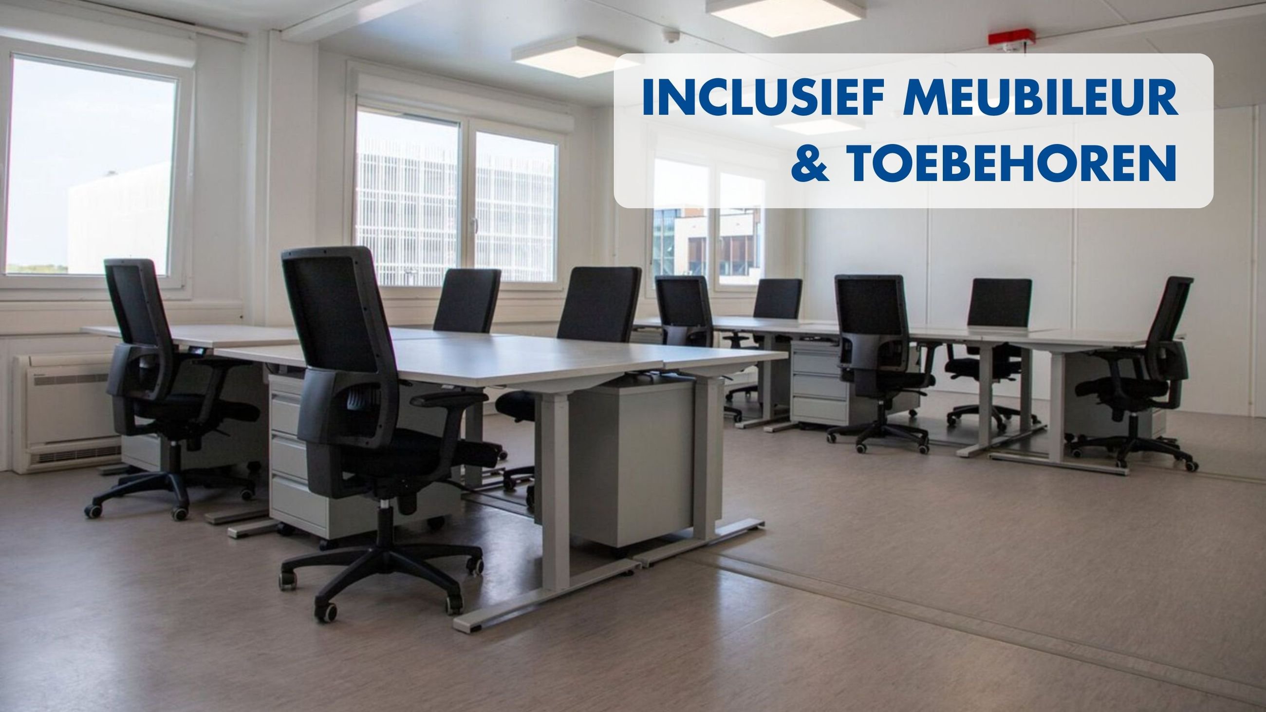 Kantoorunit huren met meubilair