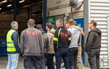 Van Berkel Aannemers volgt training over werken op hoogte en steigers bij RECO Academy