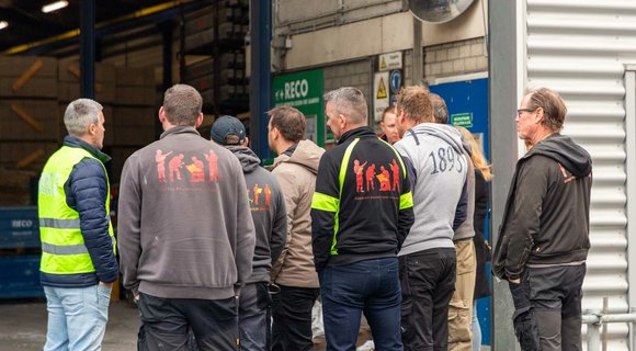 Van Berkel Aannemers volgt training over werken op hoogte en steigers bij RECO Academy