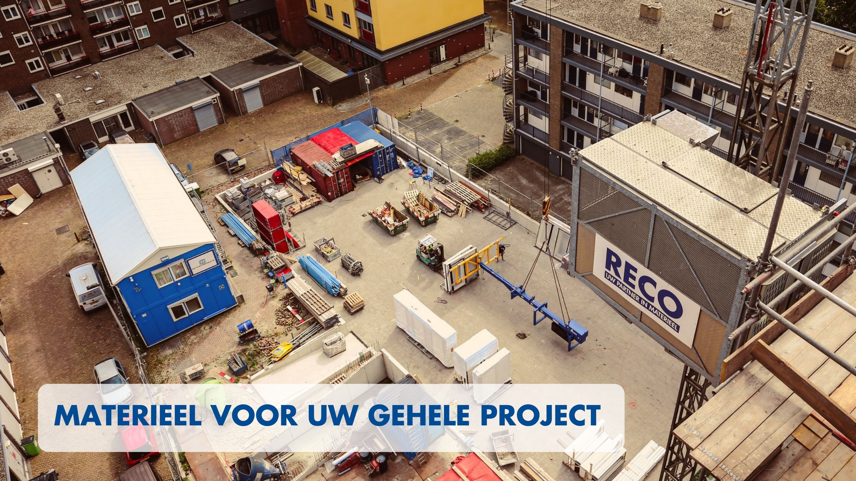Bouwliften huren met bouwplaatsinrichting