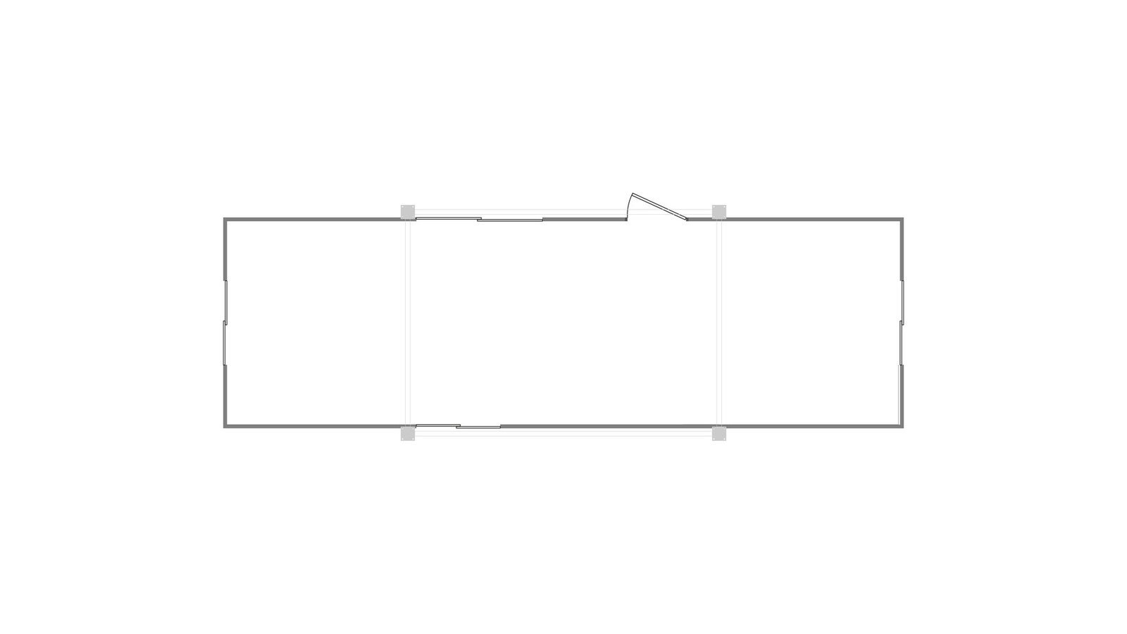 Vrijstaande bouwkeet huren  inrichting