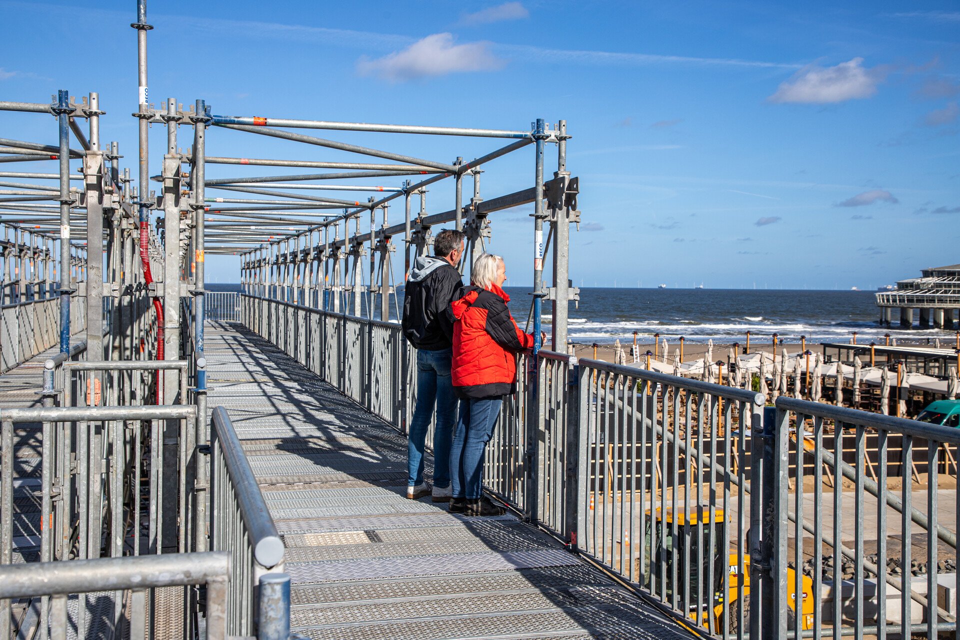 Heijmans scheveningen boulevard steigerbouw