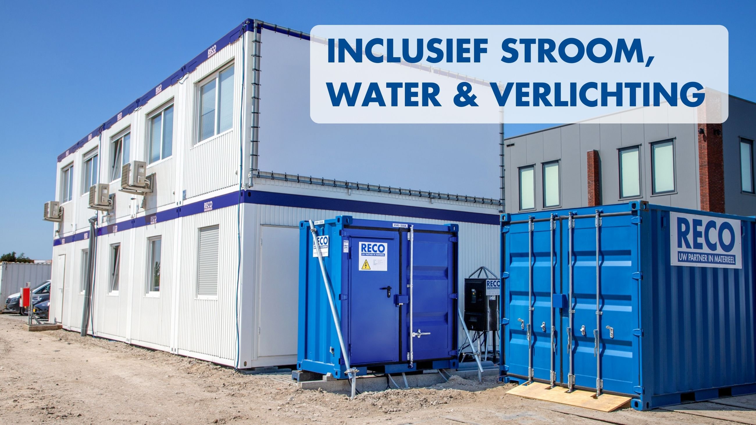 Kantoorunits huren inclusief stroom, water en verlichting