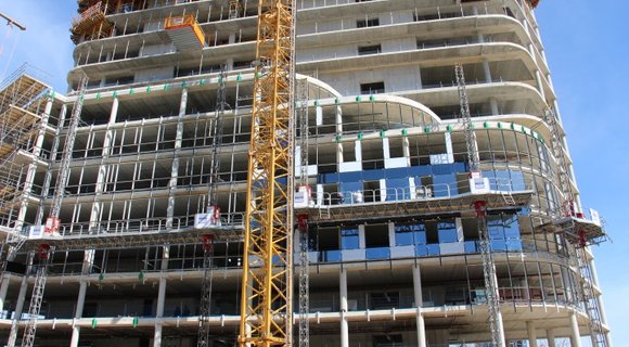 14 Scanclimber hefsteigers voor duurzame gevelbouw in Amsterdam