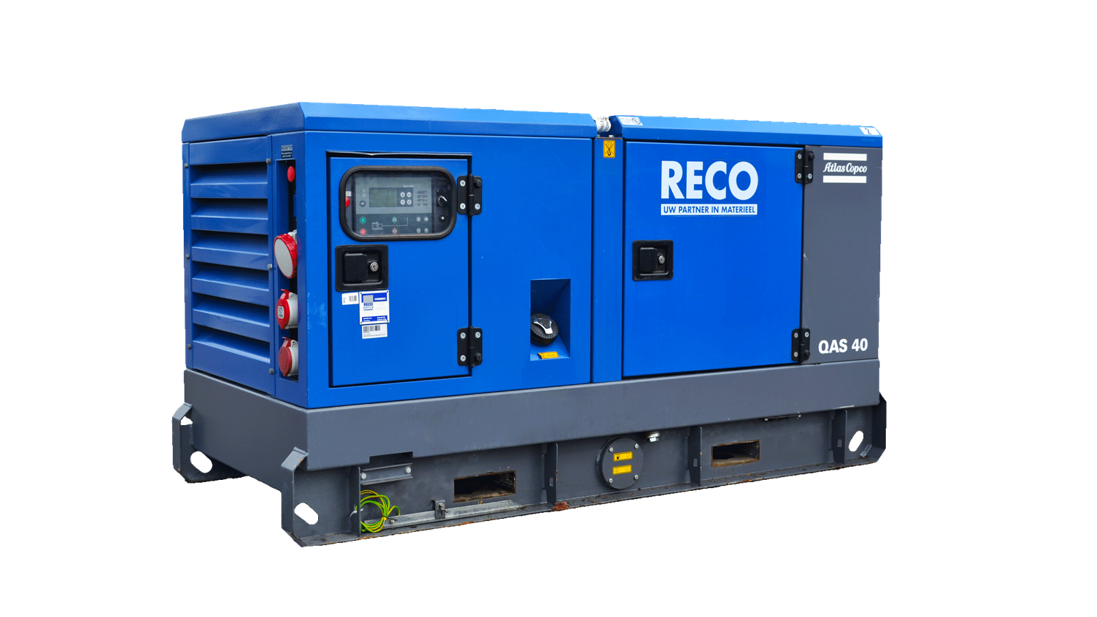 Atlas Copco Dieselaggregaat huren 40 kVA, 36 kW RECO