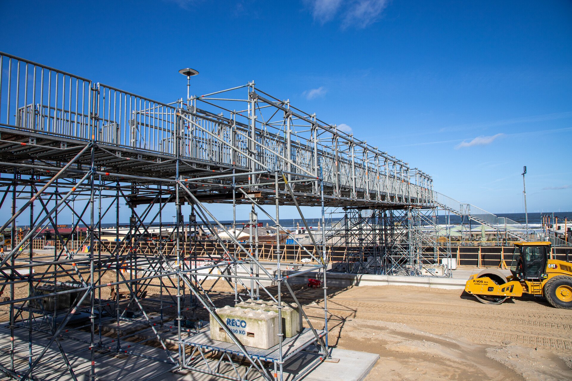 Heijmans scheveningen boulevard steigerbouw