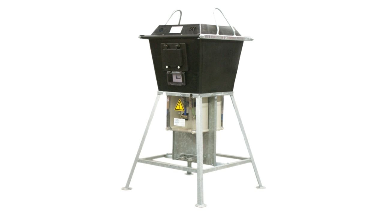 Kraankast 250A op stalen frame met aansluiting machinistenlift en kraanverlichting