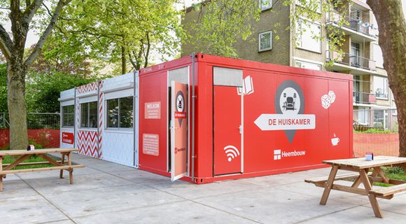 Renovatie in IJsselstein: RECO plaatst units voor Heembouw als huiskamer voor bewoners
